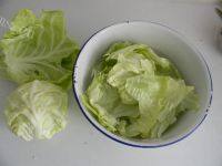 家常菜炝炒圆白菜做法图解2)