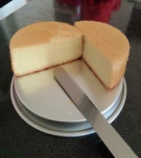 诱人的原味戚风蛋糕