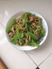家常菜青椒肉丝
