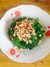 家常菜麻酱菠菜做法图解2)