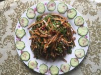 家常菜青椒豆干