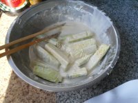 家常菜糖醋茄条做法图解5)