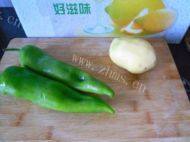 秀色可餐的尖椒土豆丝做法图解1)