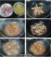 自制腐竹红烧肉做法图解2)