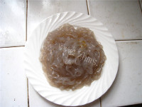 美味酸豆角拌红薯粉做法图解3)