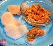美味的虾蓉冬瓜夹做法图解3)
