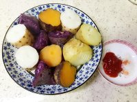 健康蒸谷物做法图解4)