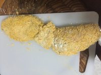 开胃的爆浆鸡排做法图解6)