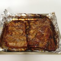鲜美的孜然烤仔排做法图解4)