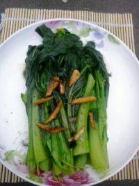 诱人的白灼菜心