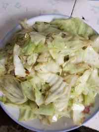 家常菜清炒包菜