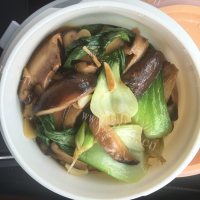 家常菜香菇炒油菜