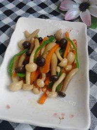 家常菜蚝油双菇