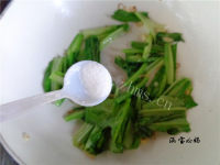 家常菜蒜香油麦菜做法图解6)