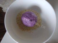 好吃的「儿童美食」紫薯豆沙做法图解8)