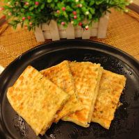 美味的大葱油渣饼做法图解16)