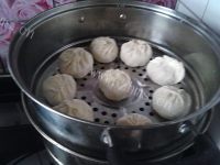 美味的木耳洋葱素包子做法图解10)
