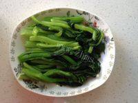 色味俱佳的蒜香菜心做法图解3)