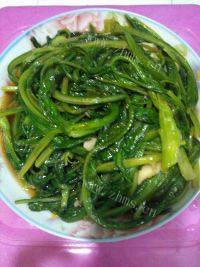 口舌生香的蒜香油麦菜