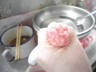 黄瓜肉丸汤做法图解4)