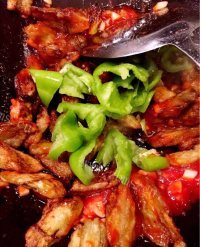 独特的红烧茄子做法图解7)