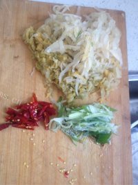 家常菜炒酸菜做法图解1)