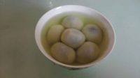 自己做的黑芝麻汤圆