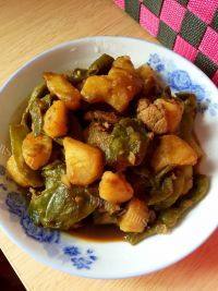 好吃的豆角炖土豆做法图解9)