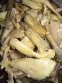 鲜美的自制盐焗手撕鸡做法图解3)