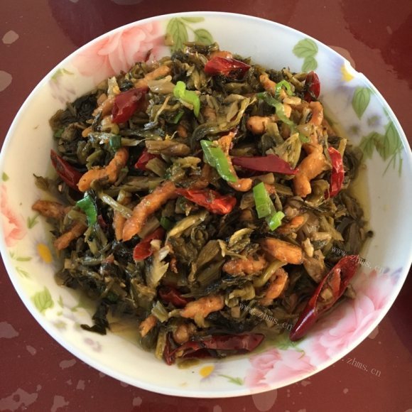 肉家常丝炒雪菜