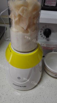 自制苹果奶昔做法图解3)