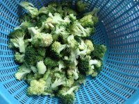 家常菜西兰花炒鸡蛋做法图解1)