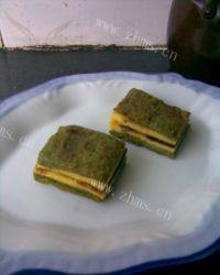 青菜鸡蛋饼自制