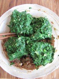 自己做的荠菜猪肉水饺做法图解6)