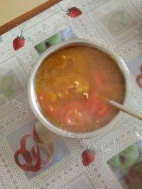 家常番茄肉片汤