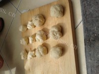 五香芝麻香菇肉饼做法图解5)