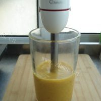 美味的南瓜蛋黄小米糊的做法图解九