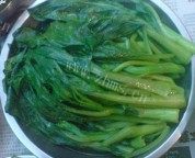 白灼菜心做法图解1)