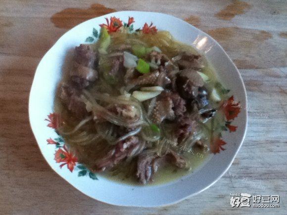 鹅肉炖粉条