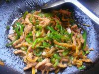 家常菜青椒榨菜肉丝