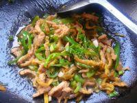 家常菜青椒榨菜肉丝
