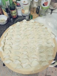 美味的香菜猪肉馅饺子做法图解9)