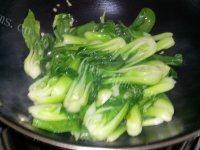 家常菜蒜香上海青做法图解5)