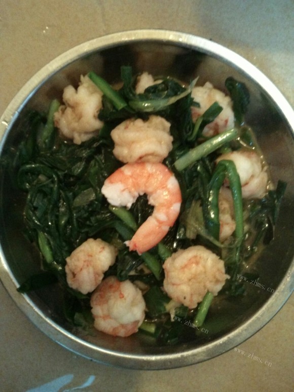 色味俱佳的韭菜炒虾