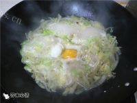自己做的白菜鸡蛋面做法图解5)