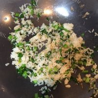 美味的青菜蛋炒饭做法图解6)
