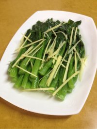家常菜盐水菜心