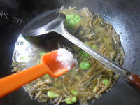 好喝的笋干菜蚕豆汤的做法图解五