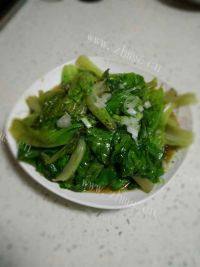 诱人的蒜蓉生菜