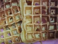 诱人的华夫饼做法图解10)